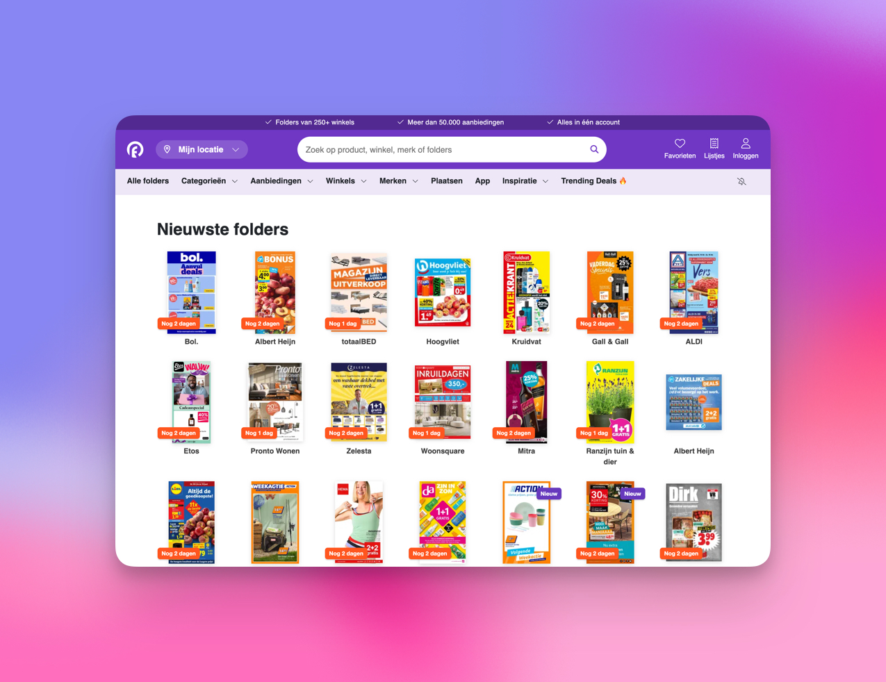 Reclamefolder